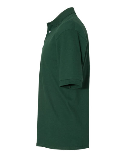 JERZEES Men's 100% Ring-Spun Cotton Piqué Polo 443M #color_Forest Green