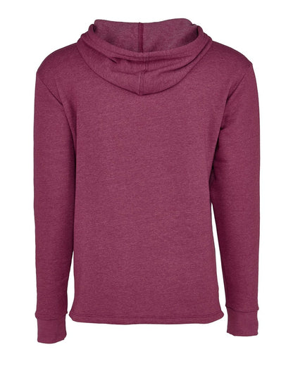 Next Level Malibu Welt Pocket Hoodie 9300 #color_Heather Maroon