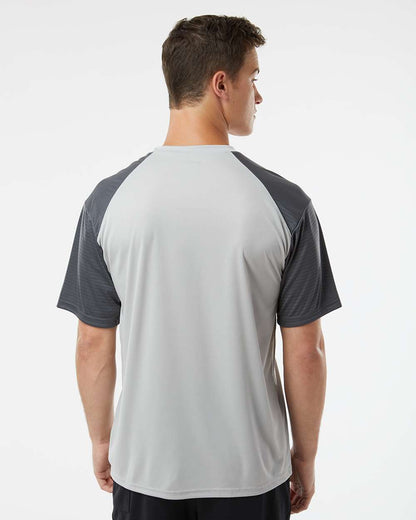 Badger Breakout T-Shirt 4230 #colormdl_Silver/ Graphite