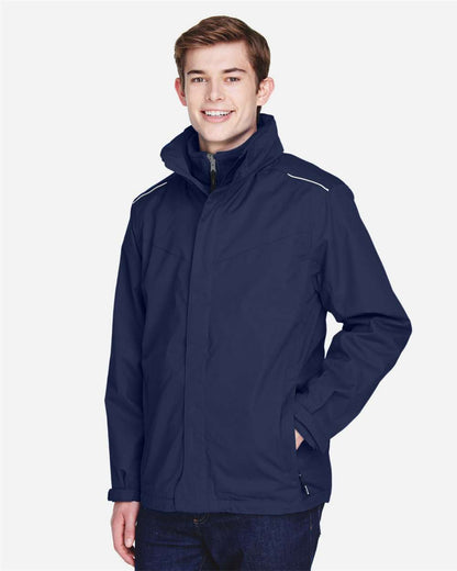 CORE365 Men's Region 3-in-1 Jacket with Fleece Liner 88205 #colormdl_Classic Navy