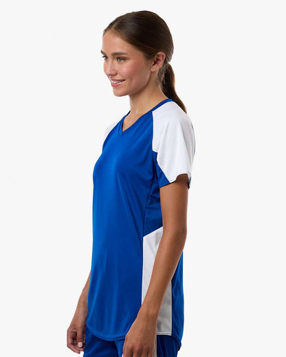 Augusta Sportswear Women's Cutter Jersey 1522 #colormdl_Royal/ White