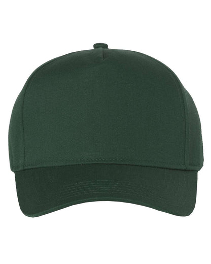 Valucap Five-Panel Twill Cap 8869 #color_Forest