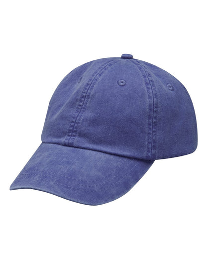 Adams Headwear Optimum Pigment-Dyed Dad Hat LP101 #color_Purple