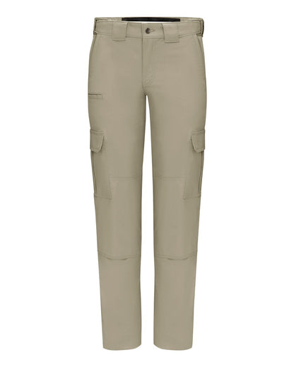 Dickies Women's Extended Sizes Tactical Pants FP78EXT #color_Desert Sand - 37 Unhemmed