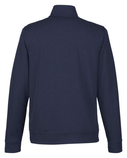 North End Men's Express Tech Performance Pique Quarter-Zip Pullover NE412 #color_Classic Navy