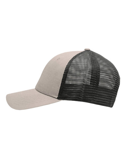 Sportsman Traditional Lo-Pro Mesh Back Trucker Fit Cap SP1450 #color_Chino Khaki/ Black