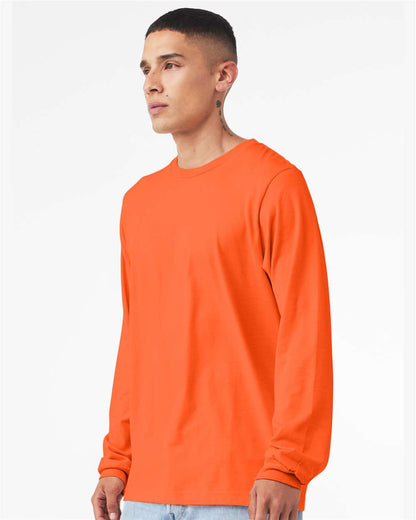 BELLA + CANVAS Jersey Long Sleeve Tee 3501 #colormdl_Orange