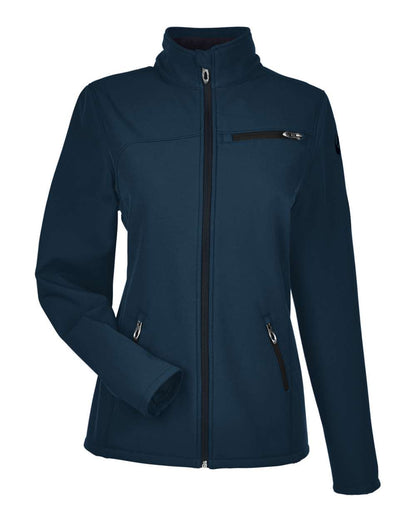 Spyder Women's Transport Soft Shell Jacket 187337 #color_Frontier/ Black