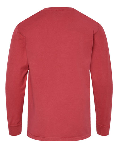 ComfortWash by Hanes Garment-Dyed Youth Long Sleeve T-Shirt GDH275 #color_Crimson Fall