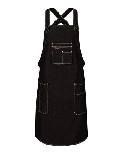 Red Kap Shop Apron TD20 #color_Prewashed Black Denim