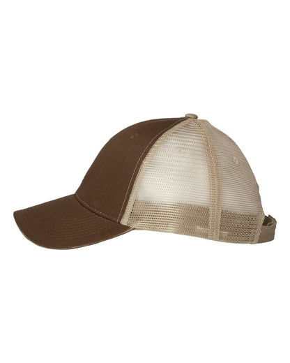 Valucap Sandwich Trucker Cap S102 #color_Brown/ Khaki