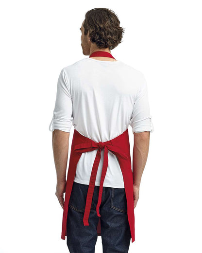 Artisan Collection by Reprime Calibre Heavy Cotton Canvas Bib Apron RP130 #colormdl_Red