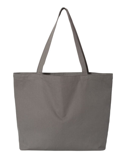 Liberty Bags Seaside Pigment-Dyed Large Tote 8507 #color_Grey