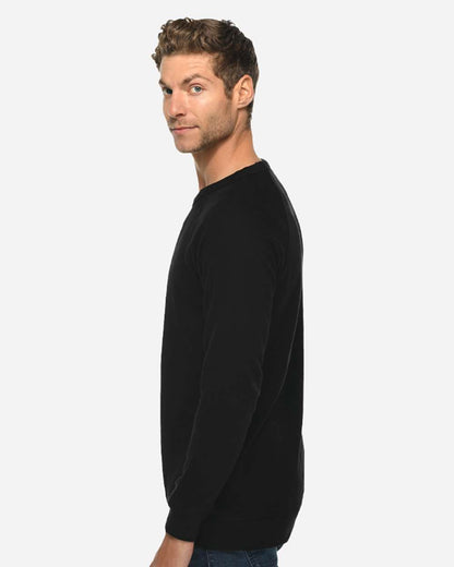 Lane Seven Unisex French Terry Crewneck Sweatshirt LS13004 #colormdl_Black