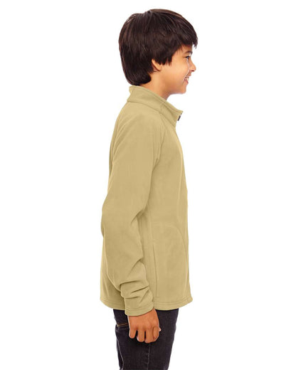 Team 365 Youth Campus Microfleece Jacket TT90Y #colormdl_Sport Vegas Gold