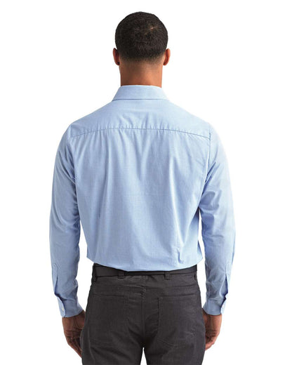 Artisan Collection by Reprime Men's Microcheck Gingham Cotton Shirt RP220 #colormdl_Light Blue/ White