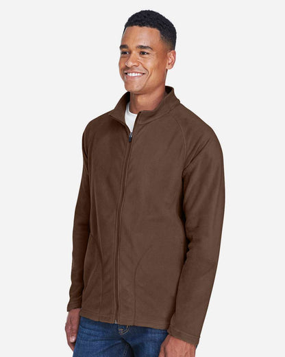 Team 365 Men's Campus Microfleece Jacket TT90 #colormdl_Sport Dark Brown