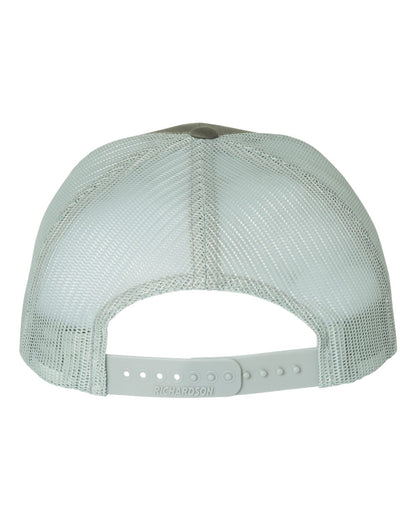 Richardson Five-Panel Trucker Cap 112FP #color_Beetle/ Quarry