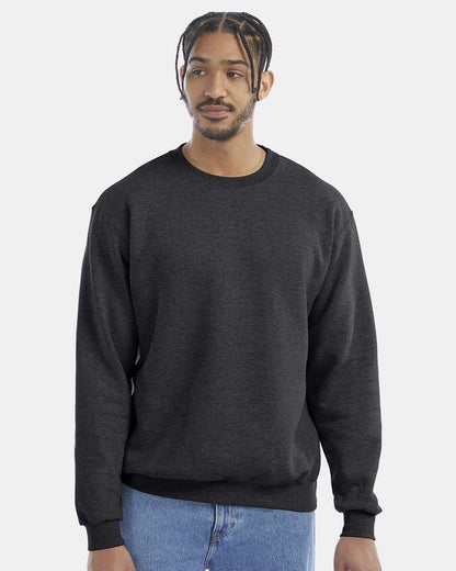Champion Unisex Powerblend® Crewneck Sweatshirt S600 #colormdl_Charcoal Heather