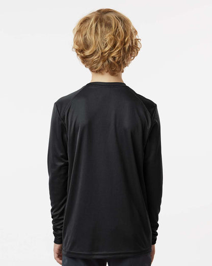 Paragon Youth Long Islander Performance Long Sleeve T-Shirt 218Y #colormdl_Black