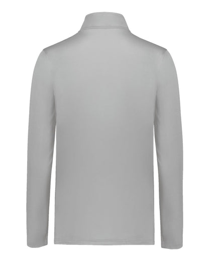 Holloway Women's CoolCore® Quarter-Zip Pullover 222340 #color_Athletic Grey