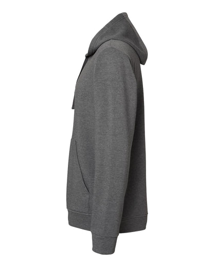 Adidas Unisex Fleece Hooded Sweatshirt A432 #color_Dark Grey Heather