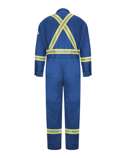 Bulwark Premium Coverall with CSA Compliant Reflective Trim - EXCEL FR® ComforTouch®. CLBC #color_Royal Blue