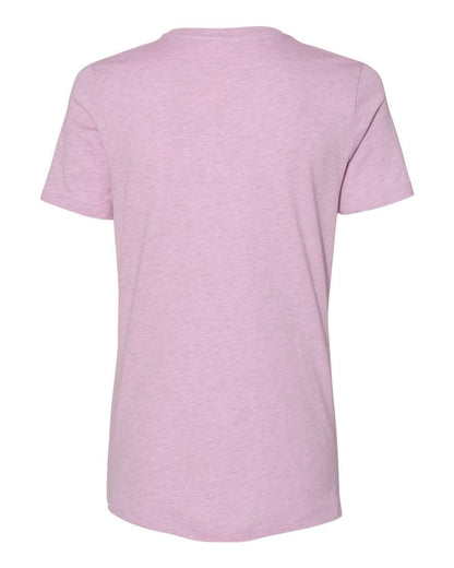 BELLA + CANVAS Women’s Relaxed Fit Heather CVC Tee 6400CVC #color_Heather Prism Lilac