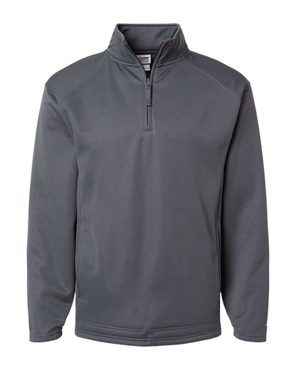 Badger Performance Fleece Quarter-Zip Pullover 1480 #color_Graphite