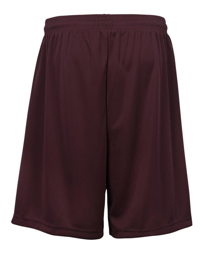 Badger Youth B-Dry 6" Shorts 2107 #color_Maroon