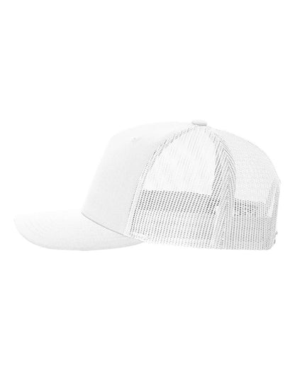 Richardson Five-Panel Trucker Cap 112FP #color_White