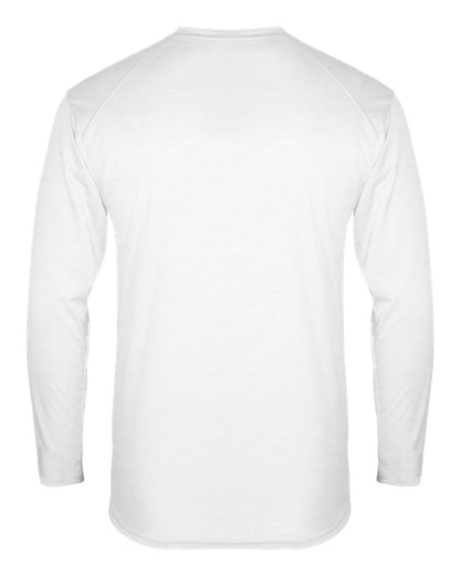 Badger FitFlex Performance Long Sleeve T-Shirt 1001 #color_White