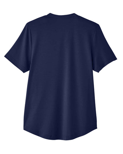 North End Women's JAQ Snap-Up Stretch Performance Polo NE100W #color_Classic Navy