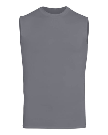 Augusta Sportswear Unisex Hyperform Sleeveless Compression Shirt 2602 #color_Graphite