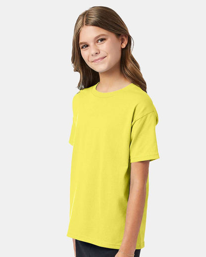 Hanes Ecosmart™ Youth T-Shirt 5370 #colormdl_Yellow