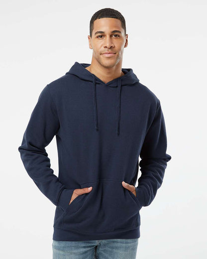 LAT Unisex Elevated Fleece Hoodie Sweatshirt 6926 #colormdl_Navy