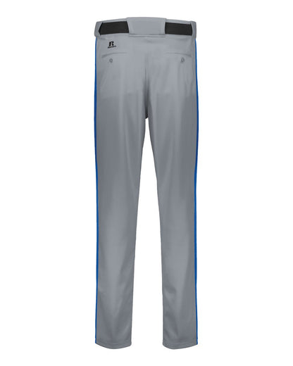 Russell Athletic Unisex Piped Change-Up Baseball Pants R14DBM #color_Baseball Grey/ Royal