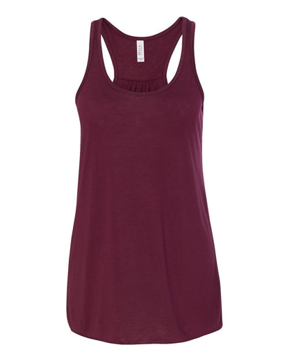 BELLA + CANVAS Women's Flowy Racerback Tank 8800 #color_Maroon