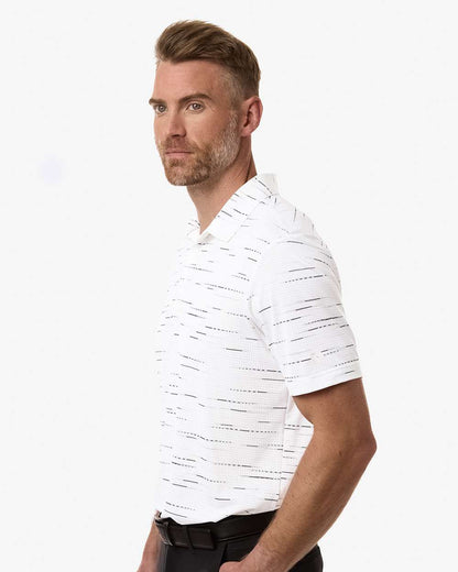 Adidas Men's Ultimate365 Mesh Glimmer Print Polo A2015 #colormdl_Clear Pink