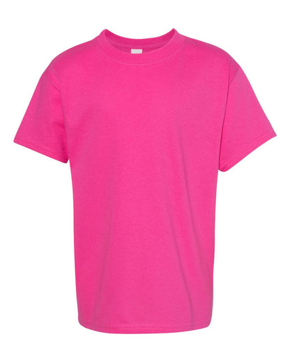 Hanes Essential-T Youth T-Shirt 5480 #color_Wow Pink