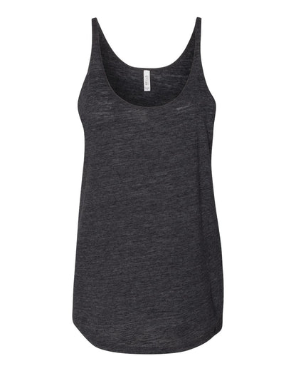 BELLA + CANVAS Women's Slouchy Tank 8838 #color_Charcoal Black Slub