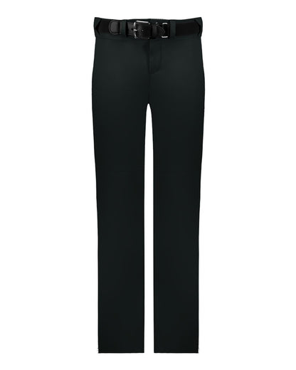 Alleson Athletic Men's Baseball Pants With Braid 605WLB #color_Black/ White