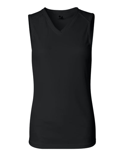 Badger Women's B-Core Sleeveless T-Shirt 4163 #color_Black