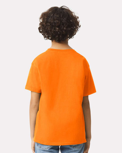 Gildan Youth Ultra Cotton® T-Shirt 2000B #colormdl_Safety Orange
