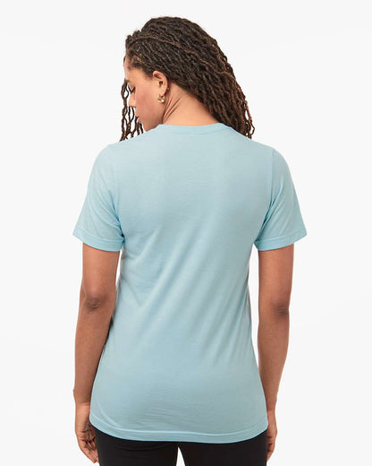 Tultex Combed CVC T-Shirt 602CVC #colormdl_Heather Ice Blue