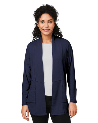 Devon & Jones Women's Raleigh Stretch Cardigan DP125W #colormdl_Navy