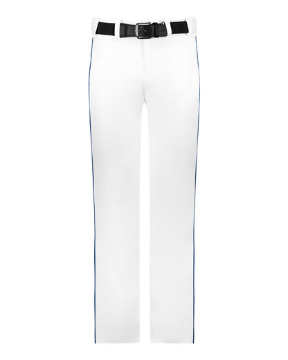 Alleson Athletic Youth Baseball Pants With Braid 605WLBY #color_White/ Royal