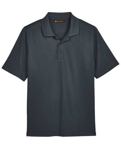 Harriton Men's Tall Advantage Snag Protection Plus IL Polo M348T #color_Dark Charcoal