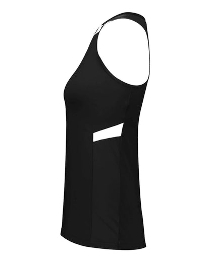 Holloway Women's PR Max Compression Racerback Jersey 221337 #color_Black/ White