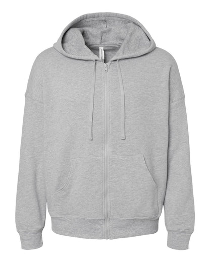 BELLA + CANVAS Sponge Fleece DTM Full-Zip Hoodie 3759 #color_Athletic Heather